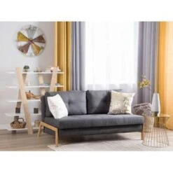 Beliani Tweezitsbank - EDLAND Grijs Polyester 7 Beliani Tweezitsbank - EDLAND Grijs Polyester -Meubelwinkel 09c4572758814621a53bf2753d42199a