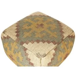 Beliani Poef SARON - Groen Jute -Meubelwinkel 0ecc1600dbda4f0d8029d14bcdde23dd