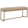 VidaXL Bankje 120 Cm Fluweel Beige -Meubelwinkel 1000008901