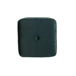 Poef Kiki - Donkergroen - 40x40x35 Cm -Meubelwinkel 1000022114 0111