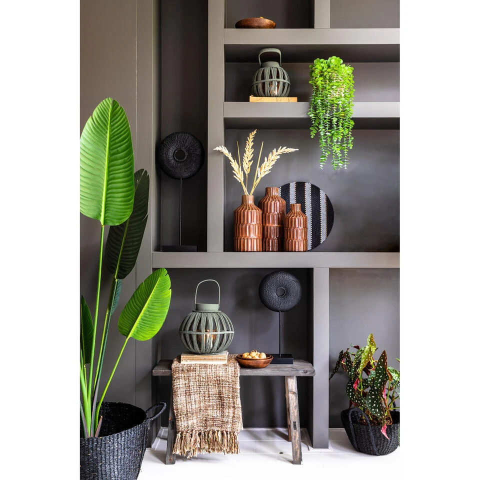 Bankje Sanso - Hout - 80x27x44cm 5 Bankje Sanso - Hout - 80x27x44cm - Afbeelding 3