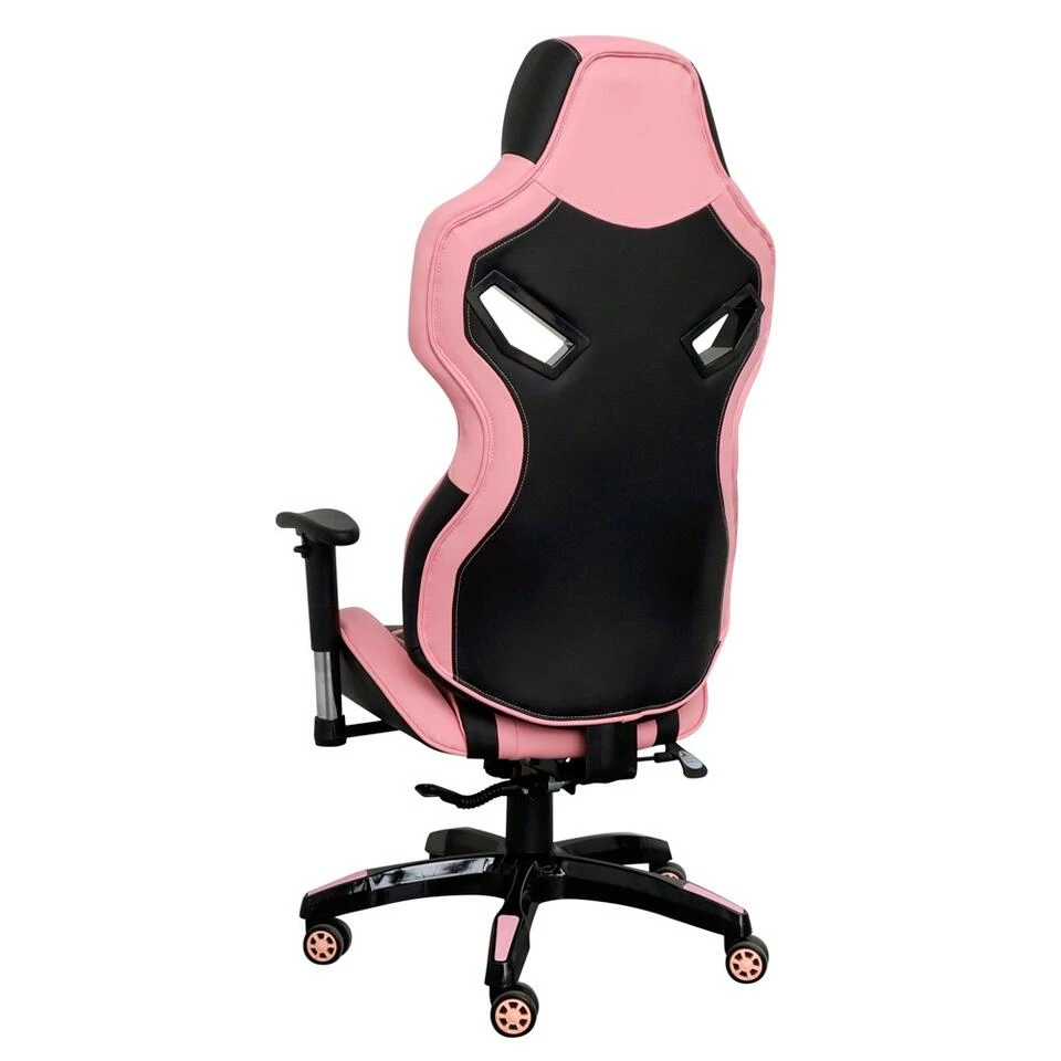 Gamestoel Race - Roze 6 Gamestoel Race - Roze - Afbeelding 4