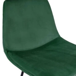 Barkruk Donkergroen Velvet Stof - Zithoogte 76cm - Zonder Armleuning - Barkruk -Meubelwinkel 1000027421 0102