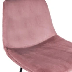 Barkruk Velvet Roze - Zithoogte 76cm - Zonder Armleuning - Barkruk Ivy - Giga -Meubelwinkel 1000027423 0102