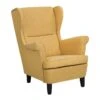 Beliani Oorfauteuil ABSON - Geel Polyester -Meubelwinkel 1000027731