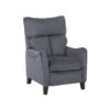 Beliani TV-fauteuil ROYSTON - Grijs Polyester -Meubelwinkel 1000027792