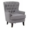 Beliani Fauteuil VIBORG - Grijs Polyester