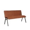 LABEL51 Eetkamerbank Matz - Cognac - Microfiber - 145 Cm -Meubelwinkel 1000028230