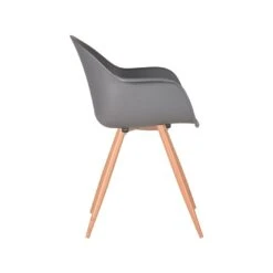 LABEL51 Eetkamerstoel Parma - Antraciet - Kunststof 9 LABEL51 Eetkamerstoel Parma - Antraciet - Kunststof -Meubelwinkel 1000028303 0103