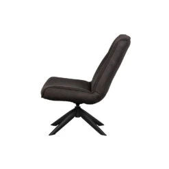 WOOOD Skyler Draaifauteuil - Kunstleer - Zwart - 94x67x85 -Meubelwinkel 1000031095 0103