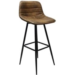Industriële Barkruk Kenton Bruin - Zithoogte 76 Cm - Stof - Bruin 9 Industriële Barkruk Kenton Bruin - Zithoogte 76 Cm - Stof - Bruin -Meubelwinkel 1000042373 0103