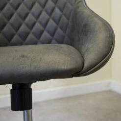 Industriële Draaibare Bureaustoel Emily Antraciet 64,50x60x84 Cm Stof 9 Industriële Draaibare Bureaustoel Emily Antraciet 64,50x60x84 Cm Stof -Meubelwinkel 1000042422 0103