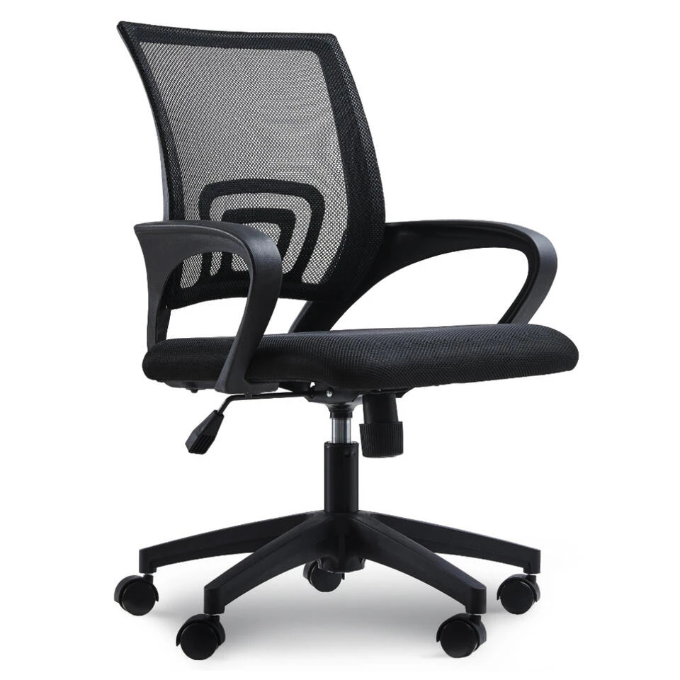 ACAZA Bureaustoel - In Hoogte Verstelbare Stoel - Netbekleding - Zwart 3 ACAZA Bureaustoel - In Hoogte Verstelbare Stoel - Netbekleding - Zwart