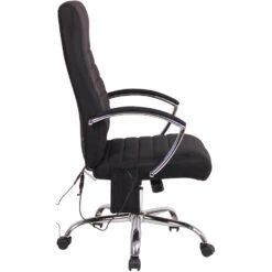 Clp Bureaustoel Valais Met Massage Functie Stof - Zwart -Meubelwinkel 1000046388 0102