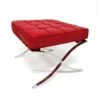 Expo Hocker Rood Premium Leer - Leder - Rood -Meubelwinkel 1000049291