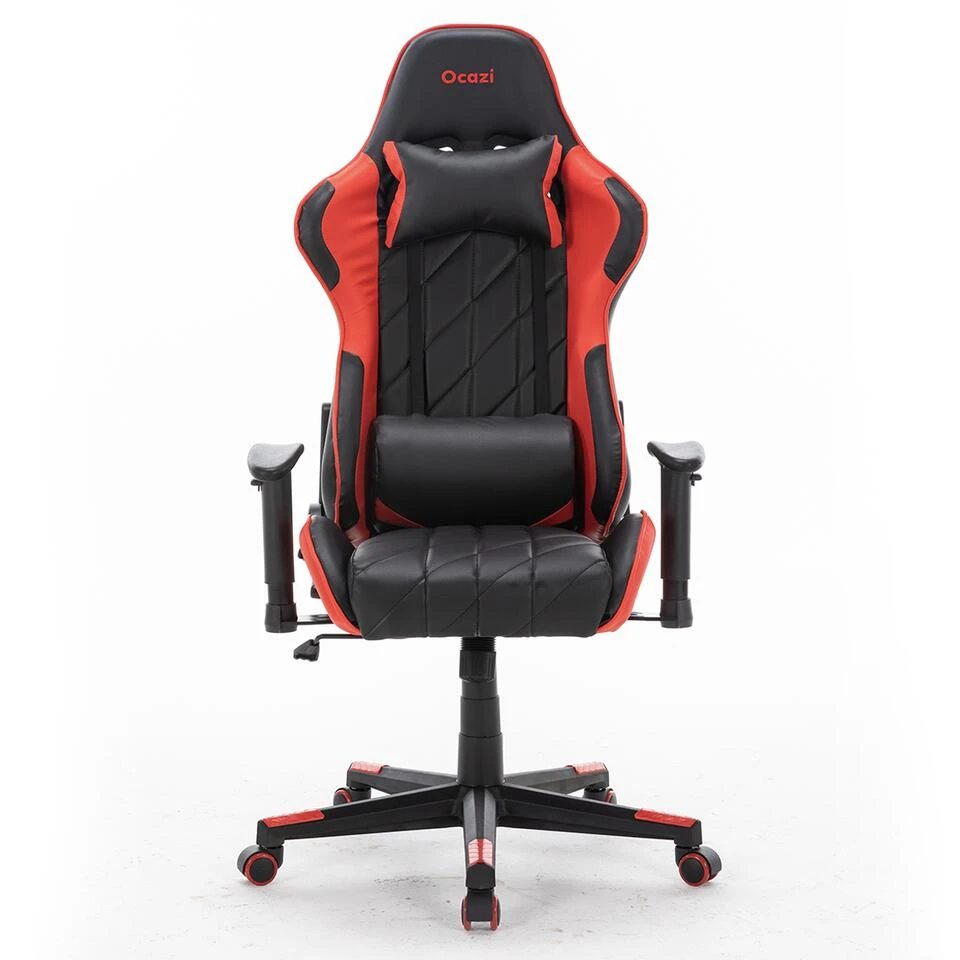 Gamestoel Nevada - Zwart / Rood - Gaming Stoel - Bureaustoel 5 Gamestoel Nevada - Zwart / Rood - Gaming Stoel - Bureaustoel - Afbeelding 3