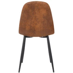 CLP Eetkamerstoel Napier Kunstleer Bruin -Meubelwinkel 1000053786 0103