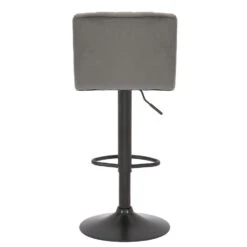 CLP Barkruk Jamie Fluweel Grijs 9 CLP Barkruk Jamie Fluweel Grijs -Meubelwinkel 1000055004 0103