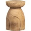 WOOOD Kruk Bink - Hout - Naturel - 40x28x28 2 WOOOD Kruk Bink - Hout - Naturel - 40x28x28 -Meubelwinkel 1000057582