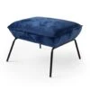 SCOTT - Voetenbankje - Velvet Poef - 57x54x40 Cm - Ideale Bijzet Poef - Insignia -Meubelwinkel 1000064728
