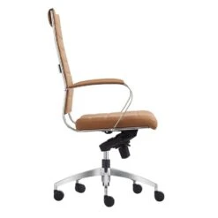 Bureaustoel Granada Cognac - 100% Leder 8 Bureaustoel Granada Cognac - 100% Leder -Meubelwinkel 1000067074 0102