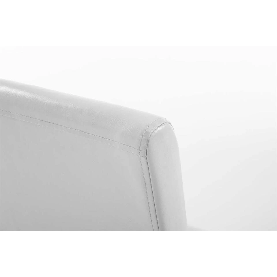 CLP Eetkamerstoel Ina Natura Frame Kunstleder Wit 6 CLP Eetkamerstoel Ina Natura Frame Kunstleder Wit - Afbeelding 4