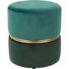 Parya Home Bubble Poef - Groen - Velvet -Meubelwinkel 1000068286