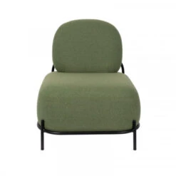 Giga Meubel Fauteuil Stof Groen - 71x66x77cm - Stoel Polly -Meubelwinkel 1000068560 0102