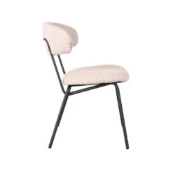 LABEL51 Eetkamerstoel Zack - Naturel - Stof -Meubelwinkel 1000069229 0102