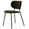 Rutger Eetkamerstoel Teddy - Stof - Groen -Meubelwinkel 1000069450