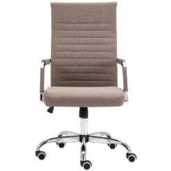 Clp Bureaustoel Amadora Stof Taupe -Meubelwinkel 1000071068 0101