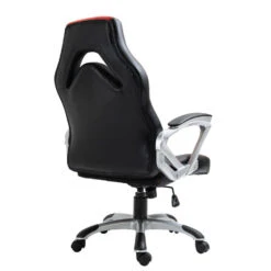 Clp Bureaustoel Foxton Kunstleder Rood 9 Clp Bureaustoel Foxton Kunstleder Rood -Meubelwinkel 1000071072 0103