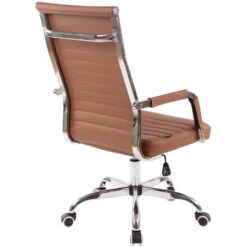 Clp Bureaustoel Amadora Kunstleer Lichtbruin -Meubelwinkel 1000071083 0103