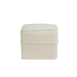 Poef Kiki - Wit - 40x40x35cm 8 Poef Kiki - Wit - 40x40x35cm -Meubelwinkel 1000072861 0110