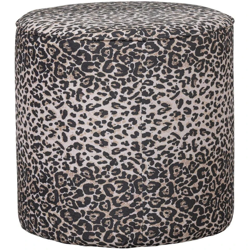 WOOOD Megan Poef - Polyester - Multikleur - 46x46x46 3 WOOOD Megan Poef - Polyester - Multikleur - 46x46x46