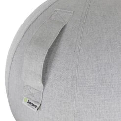 Ergonomische Zitbal - 75 Cm - Lichtgrijs -Meubelwinkel 1000073715 0102