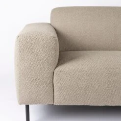 Puur Sylvia 2,5-zits Bank - Stof - Taupe -Meubelwinkel 1000074294 0103