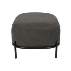 Puur Kalve Hocker - Rechthoek - Stof - Grijs -Meubelwinkel 1000074417 0103