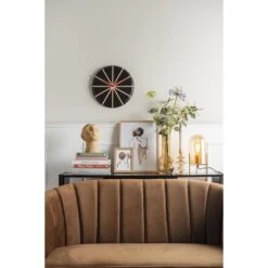 Leitmotiv Bank Royal - Velvet Chocolade Bruin - 128x71x80cm -Meubelwinkel 1000074591 0111