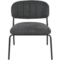 Puur Viken Fauteuil Donkergrijs/zwart - Stof - Grijs 8 Puur Viken Fauteuil Donkergrijs/zwart - Stof - Grijs -Meubelwinkel 1000074928 0102