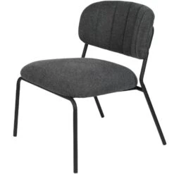 Puur Viken Fauteuil Donkergrijs/zwart - Stof - Grijs