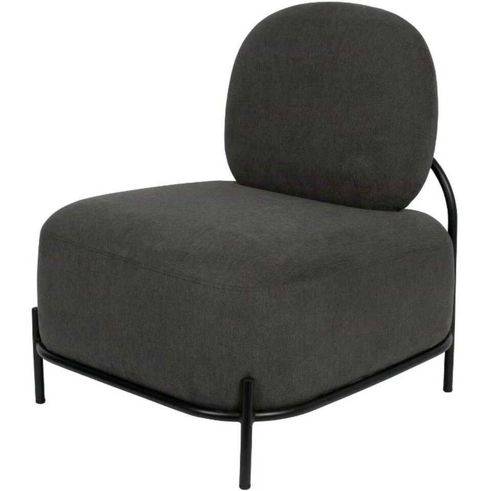 Puur Sundö Fauteuil - Vierkant - Stof - Grijs 4 Puur Sundö Fauteuil - Vierkant - Stof - Grijs - Afbeelding 2