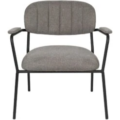 Puur Viken Fauteuil Met - Stof - Grijs -Meubelwinkel 1000074934 0102