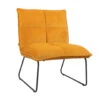 Velvet Fauteuil Maud Oker Geel - Stof - Geel -Meubelwinkel 1000074953