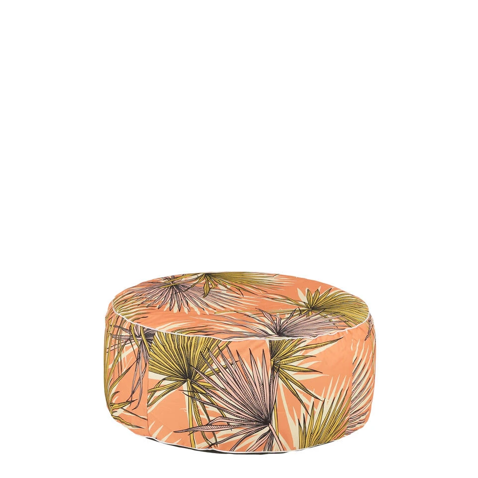 Mica Decorations Nuno Opblaasbare Poef - H23 X Ø53 Cm - Oranje 3 Mica Decorations Nuno Opblaasbare Poef - H23 X Ø53 Cm - Oranje