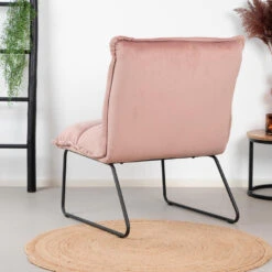 Velvet Fauteuil Maud Roze - Stof - Roze 8 Velvet Fauteuil Maud Roze - Stof - Roze -Meubelwinkel 1000079003 0102