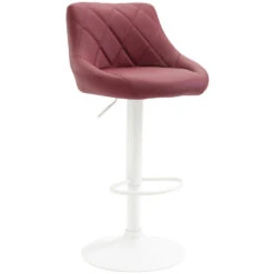 CLP Barkruk Lazio Wit Frame Kunstleer Multikleur