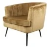 DS4U® Norah Fauteuil Velvet - Stof - Goudkleurig 1 DS4U® Norah Fauteuil Velvet - Stof - Goudkleurig -Meubelwinkel 1000081843