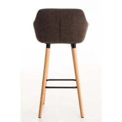 CLP Barkruk Grant Stof Bruin -Meubelwinkel 1000082445 0103