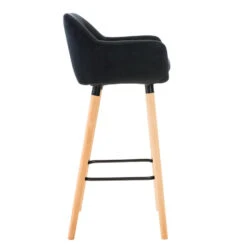 CLP Barkruk Grant Fluweel Zwart 9 CLP Barkruk Grant Fluweel Zwart -Meubelwinkel 1000082658 0103